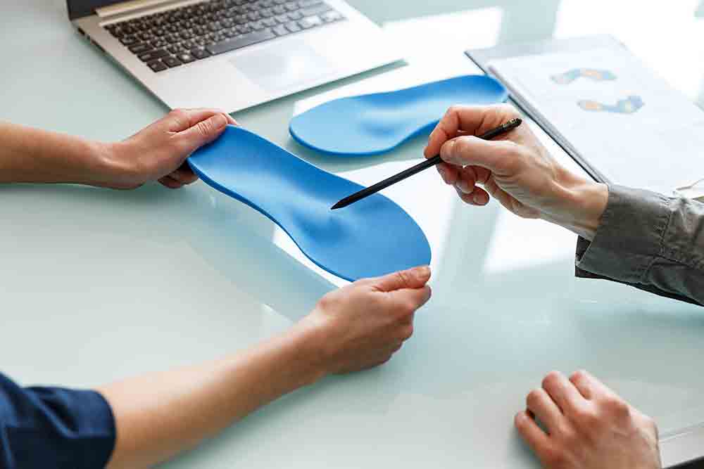 Custom orthotics assessment at chiropody clinic in Brooklin Whitby