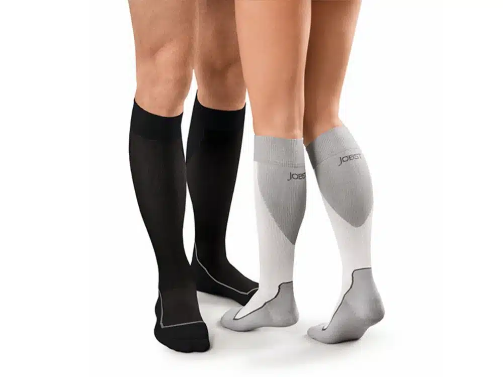 Professional-grade medical compression stockings for improved circulation and comfort at Brooklin Foot & Orthotic Clinic in Ajax