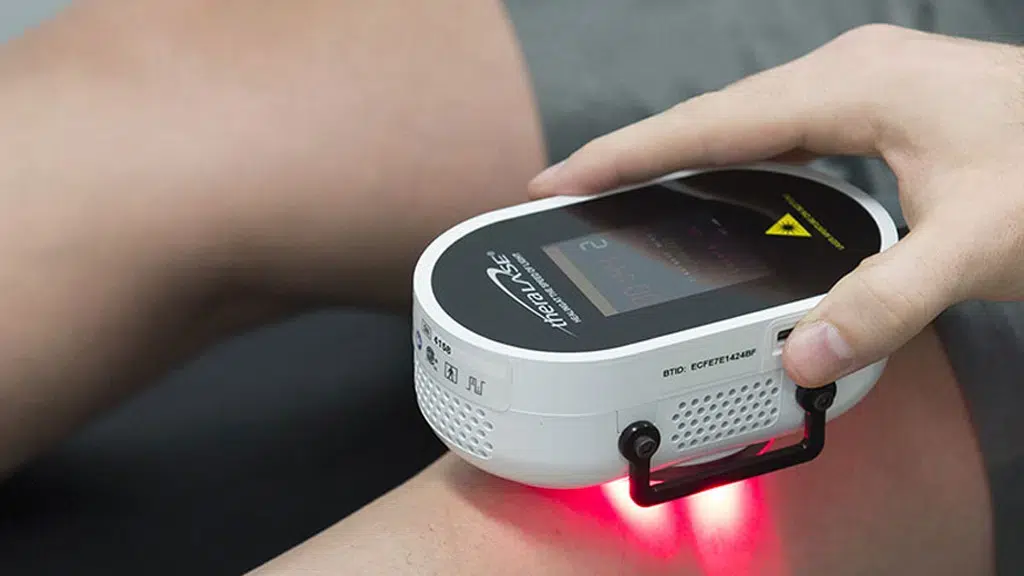 Targeted cold laser therapy to relieve inflammation and chronic foot pain at Brooklin Foot & Orthotic Clinic in Ajax